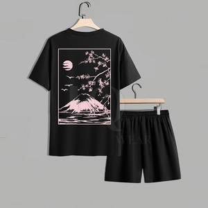 Ensemble décontracté d'été pour homme : T-shirt et short tendance, séchage rapide, léger, idéal pour l'extérieur - Product Image 2