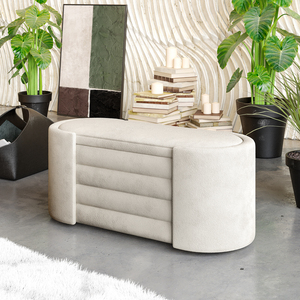 Elegante y espacioso banco de almacenamiento Rosita europeo de calidad multifuncional con diseño elegante, características prácticas para hogares modernos - Product Image 3