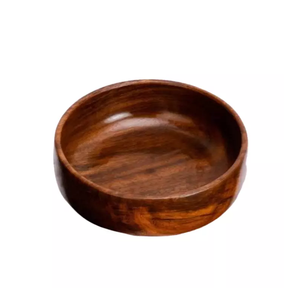 Customized Wood Made Dinner Serving Bowl Quality Grade Natural Mango Wood Dinner <b>Mini</b> Bowl - Product Image 6