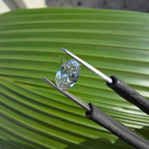 เพชรทรงรีสังเคราะห์แบบขายส่ง น้ำหนัก 1 กะรัต รับรองโดย IGI สี D ความสะอาด VVS1 สำหรับทำเครื่องประดับ ขายส่งจำนวนมาก - Product Image 2