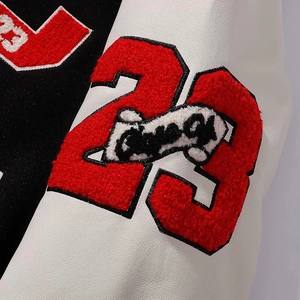 แจ็กเก็ตแขนยาวสไตล์ตัวแทนมหาวิทยาลัยแจ็กเก็ตเบสบอลเลตเทอร์แมนใส่เล่นกีฬาฤดูหนาวมาใหม่ - Product Image 6