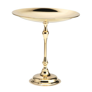 Support de gâteau en laiton en métal, table de luxe, maison hôtel, support de service de gâteau de mariage décoratif - Product Image 1