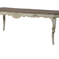Table à manger rectangulaire en frêne naturel et bois massif pour salle à manger restaurant pour le dîner et le déjeuner Design moderne et classique