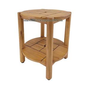 Vente à chaud Table d'appoint en bois de luxe Table centrale ronde Utilisation pour l'intérieur et l'extérieur Forme et taille personnalisées à prix compétitif - Product Image 4