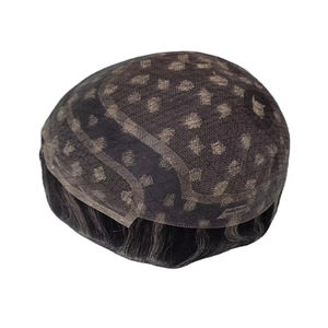 Postizo y Peluca de Cabello Humano 100% Remy Virgen Chino, Prótesis Capilar Taz Hair BD con Frente de Encaje y Ondas al Agua - Product Image 1