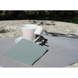 Tovaglioli Microdot Grigi 20x20cm, 100 Pezzi, 24 Confezioni, B2B - Product Image 1