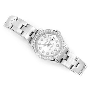 Reloj de Lujo con Movimiento de Cuarzo, Adornado con Diamantes Moissanite y Esfera de Cristal - Product Image 3