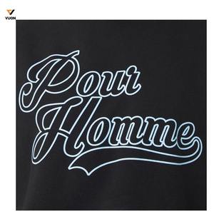 Conjunto de Sudadera con capucha de algodón de rizo francés bordado personalizado Unisex, ropa de calle, Sudadera con capucha sin cordón, pantalones apilados de pierna ancha, maternidad, Invierno - Product Image 5