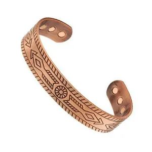 Hot Selling Handmade 100% Copper Bangle Bracelet Available at Wholesale Price from Indian Supplier