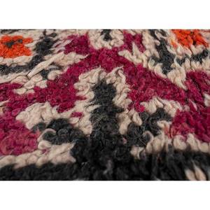 Tapis en laine noués à la main Nuray, géométriques et abstraits, pour la maison, le salon, l'entrée, le couloir, taille rectangulaire 9x12 - Pae-4599, couleur rouge orangé - Product Image 3