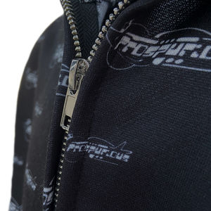 Vente chaude dernière conception surdimensionnée conception personnalisée entièrement imprimé hommes visage complet fermeture éclair unisexe vêtements de rue sweats à capuche décontractés - Product Image 3