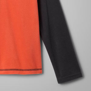 Sweat-shirt à col montant pour garçons avec design bicolore pour un look tendance, tissu respirant pour une coupe décontractée, haute qualité - Product Image 4