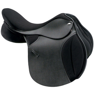Selle anglaise pour cheval en cuir véritable à double rabat avec coutures très fines Produit équestre de qualité pour cavaliers - Product Image 3