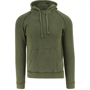 Sudadera con capucha lavada Vintage para hombre, sudadera de lavado ácido transpirable con logotipo personalizado, 100% algodón, artículos esenciales de invierno OEM a la moda - Product Image 5