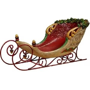 Durable Vintage Metal Navidad trineo Mesa decoración perfecta temporada vacaciones pantalla Navidad Mantel - Product Image 2