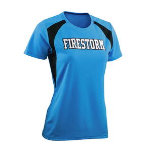Camiseta de Fútbol Femenina con Estampado Digital, Poliéster Ecológico, Secado Rápido, Ropa Deportiva Cómoda, Camiseta Deportiva Elegante - Product Image 1