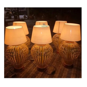 Piezas de iluminación de mimbre de bambú natural para horno, decoración de hogar y jardín, venta al por mayor - Product Image 4