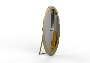 Miroir mural décoratif en fonte d'aluminium moderne et minimaliste pour salle de bain, soigneusement moulé, fini pour la décoration intérieure - Product Image 5