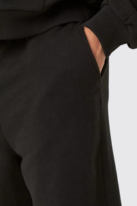 กางเกงขาสั้นวิ่งออกกำลังกายทำจากผ้าฝ้าย GSM ขนแกะ300สำหรับผู้ชายสไตล์ลำลองระบายอากาศได้ดีผ้าใบยาวถึงเข่า - Product Image 3