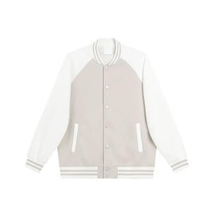 Chaqueta Universitaria de Béisbol para Hombre, Estilo Bomber, con Parches de Chenilla Negros Personalizados, Forro Acolchado, Resistente al Viento, de Lana - Product Image 2