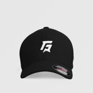 Gorra Deportiva Transpirable con Logotipo, Color Negro - Product Image 1