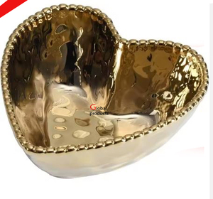 Bol de service décoratif de table noir et doré de qualité standard pour restaurant et bar d'hôtel - Product Image 5