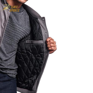 Hot Selling High Quality Men's Baseball <b>Jackets</b> Custom Premium Varsity Design Hooded Stand Embroidery New Trendy <b>Leather</b> Sleeve - Product Image 4