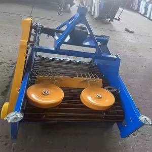 Mini récolteuse de pommes de terre et d'ail à double rangée nouvelle condition petite pelle fixe pour noyau d'engrenage d'entraînement de tracteur à usage agricole - Product Image 2