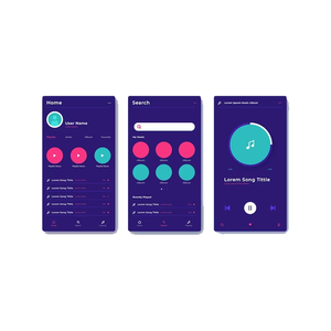 Reproductor de música llave en mano, diseño de interfaz de usuario (UI) y experiencia de usuario (UX) para reproductor de música, reproductor de música de marca blanca, aplicación de streaming de música, aplicación de música sin conexión, radio en línea - Product Image 1