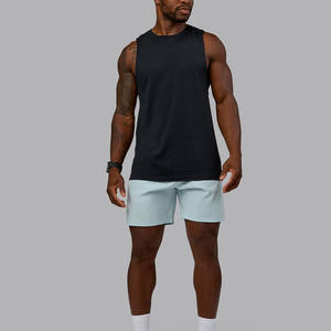 Los mejores pantalones cortos informales de longitud media para hombre tejido de punto transpirable Forest Sky Ride Fit estilo delgado fábrica al por mayor al mejor precio - Product Image 3