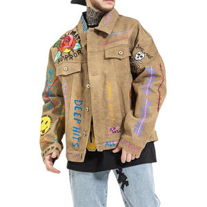 Chaqueta Vaquera Azul Personalizada Vintage para Hombre, Chaqueta Informal de Lona, Chaqueta Vaquera Reversible, Característica de Temporada de Primavera, Unidad Individual Incluida - Product Image 5