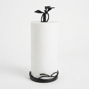 Cute Standing Tissue <b>Paper</b> Holder With Latest Design Black Base Free Standing For <b>Kitchen</b> Countertop Decorations - Product Image 5