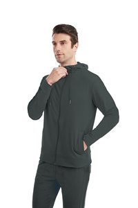 Sudaderas con capucha con logotipo impreso personalizado para correr, chándal de invierno para hombre, ropa deportiva de entrenamiento de gimnasio al por mayor - Product Image 4