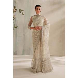 Embroidered Chiffon <b>Net</b> <b>Fabric</b> UF-4372 - Product Image 1
