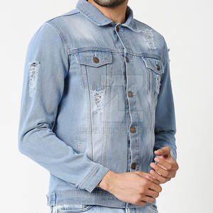 Nouveau dernier style à la mode hommes veste en jean de haute qualité taille personnalisée hommes veste d'hiver pour adultes - Product Image 3