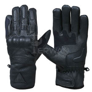 Gants de moto en cuir souple pour la protection des mains Gants de course de moto respirants - Product Image 1