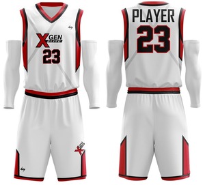 ชุดบาสเก็ตบอลของผู้ชายผ้าระบายอากาศได้ดีแห้งเร็วพิมพ์ลายฤดูร้อน - Product Image 1