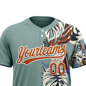 Ropa de Entrenamiento Ligera y Transpirable al por Mayor, Jersey de Softbol para Hombre con Cuello en V, Diseño Personalizado, Secado Rápido - Product Image 3