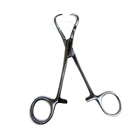 Pinces à serviettes manuelles en acier inoxydable de 5 pouces, porte-aiguilles professionnel, kit d'instruments de premiers secours, utilisation en hôpital, soins intensifs, chirurgie générale