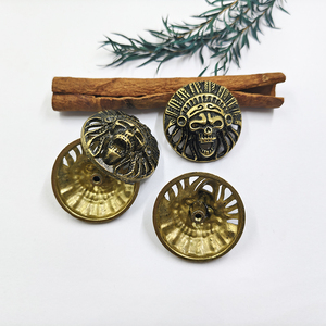 Indiase Vintage Handtas Met Concho 'S Munten Knopen Lederen Product