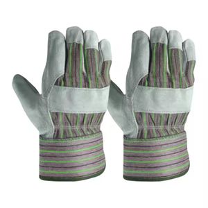 Guantes DE SEGURIDAD DE CUERO dividido de piel de vaca cómodos Canadian Rigger resistentes al calor para protección de soldadura Industrial - Product Image 6