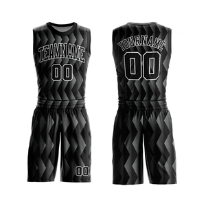 Meilleure vente Ensemble d'uniformes de basket-ball à sublimation sans manches Maillot avec court Kit d'uniforme de basket-ball sur mesure Service OEM - Product Image 4