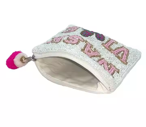 Bolsa de Maquillaje con Cuentas Bordadas a Mano, Regalo Moderno para Ella, para Cada Ocasión, por MD Handicrafts - Product Image 2