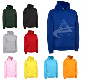 เสื้อฮู้ดสำหรับเด็กเสื้อฮู้ดสำหรับเด็กสีแดงแห้งเร็วป้องกันการหดตัว300GSM ดูแลแม่