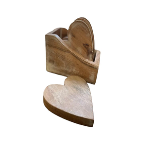 Juego de posavasos de madera Premium de 4 posavasos cuadrados de diseño de lujo para Decoración de mesa acento/utensilios de cocina - Product Image 3