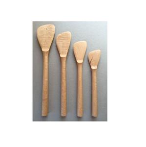 Juego de cuchara de madera pulida con espejo hecho a mano indio para decoración de cocina y servicio de fiesta - Product Image 5
