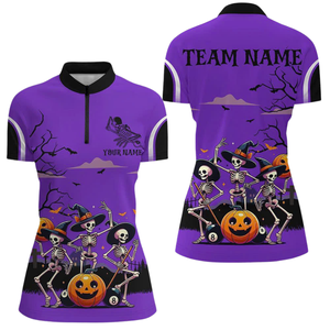 Vente en gros de polo Tissu tricoté respirant 100% coton Coupe surdimensionnée Sublimation Trick Treat Pumpkin Ghost Design Prix - Product Image 6