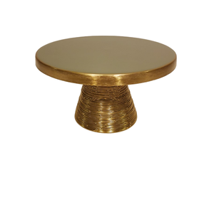 <b>White</b> Royals Arabic Style Gold Plated Wire Design Eco-Friendly Food Grade Metal <b>Cake</b> <b>Stand</b> Premium Quality Custom Size Mini - Product Image 1