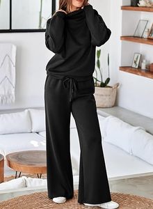 Ensemble de survêtement en molleton doux imprimé délavé à l'acide pour femmes, style jogging, tendance urbaine, 100% coton, séchage rapide, respirant, ensemble tendance - Product Image 2