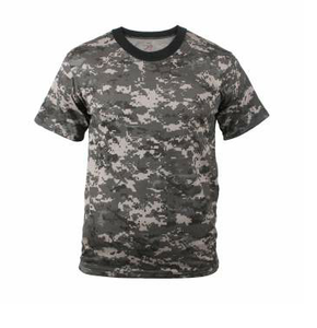 2025 Customized Wholesale Breathable <b>Camouflage</b> Polyester/Cotton T Shirts Cheap Price Unisex OEM Support Manufactured Pakistan - Product Image 2